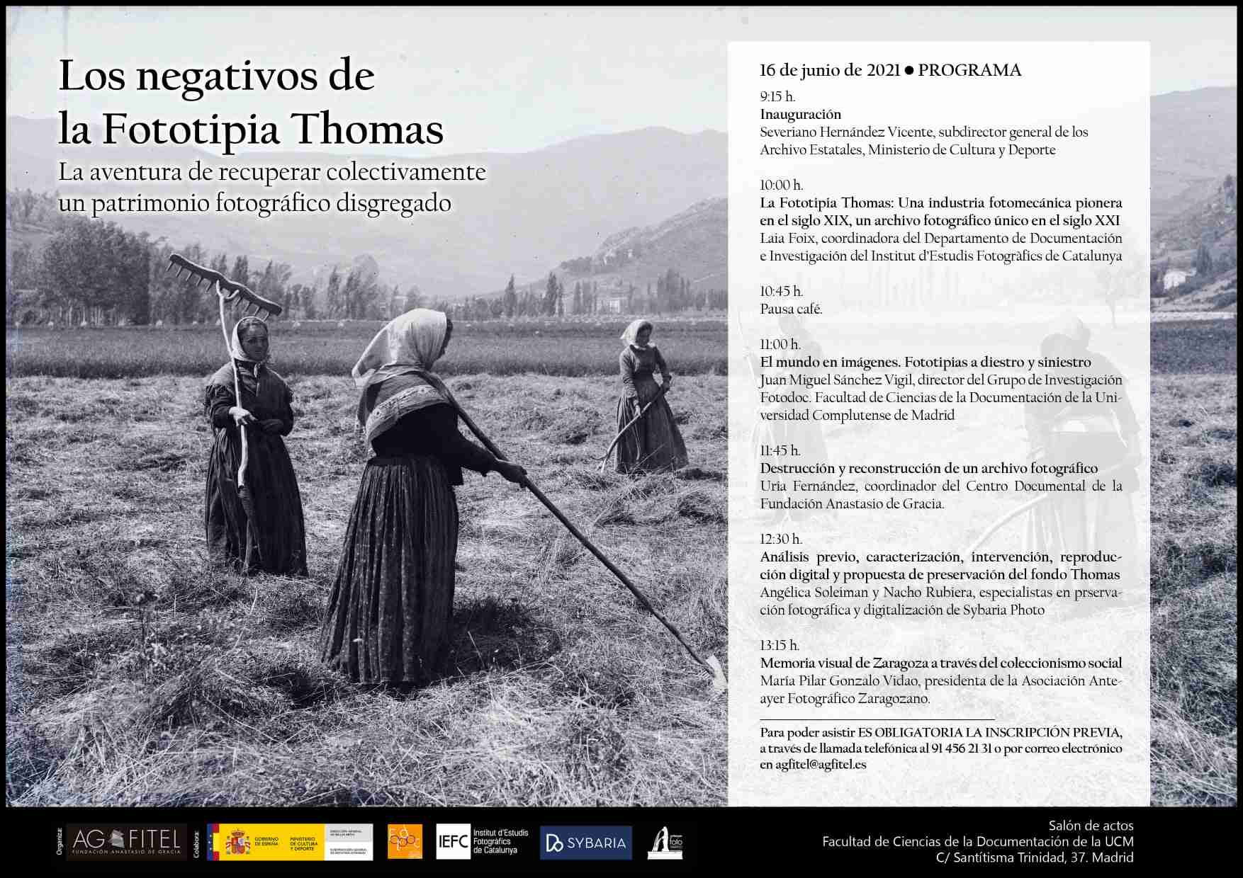 LOS NEGATIVOS DE LA FOTOTIPIA THOMAS